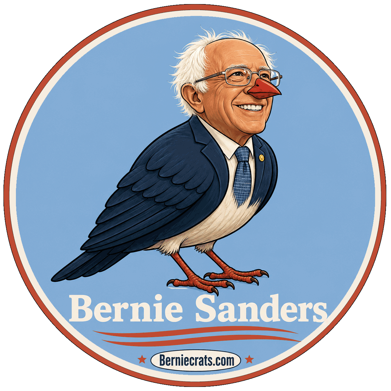 Bernie Sanders illustration — BernieCrats.com