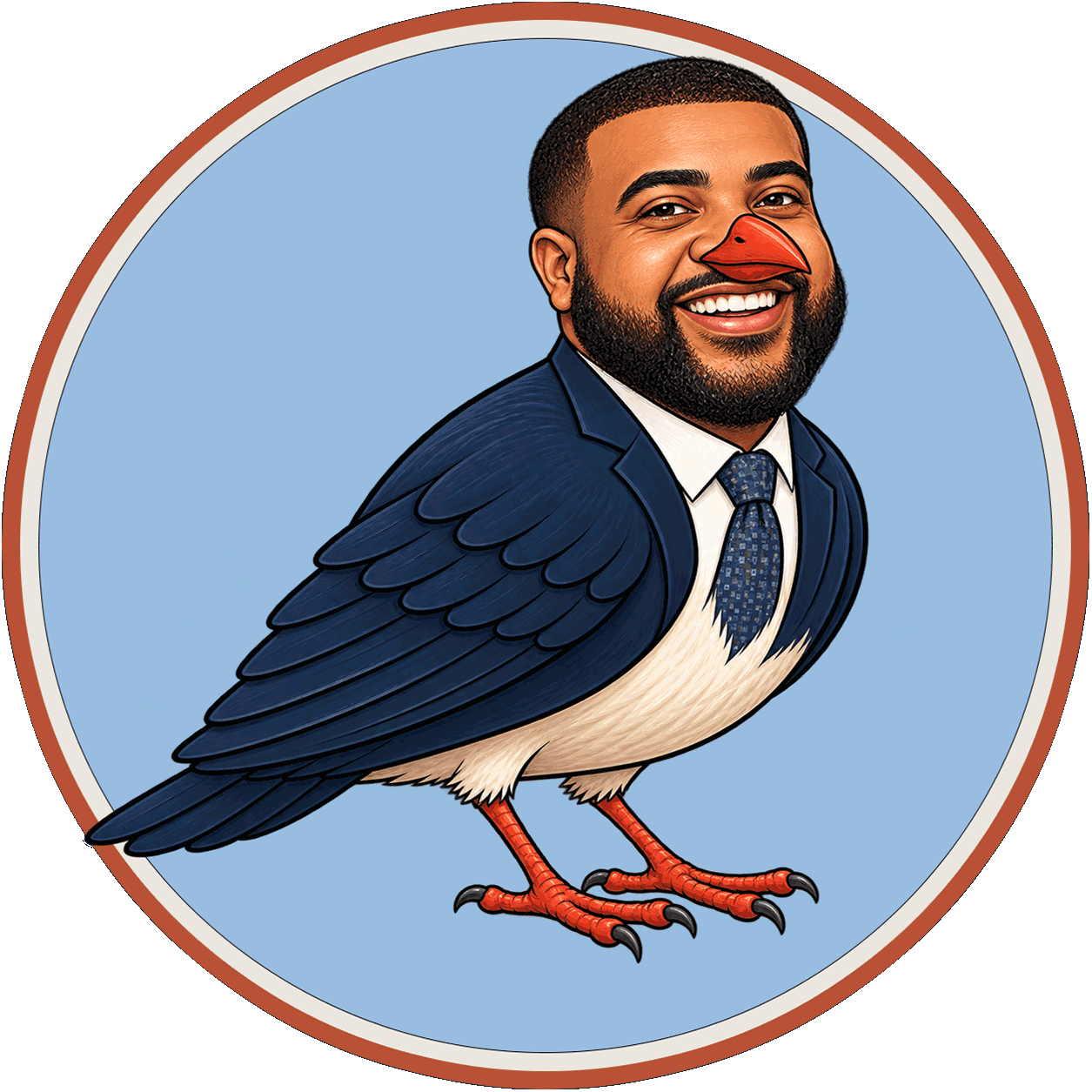 Donavan McKinney illustration — BernieCrats.com