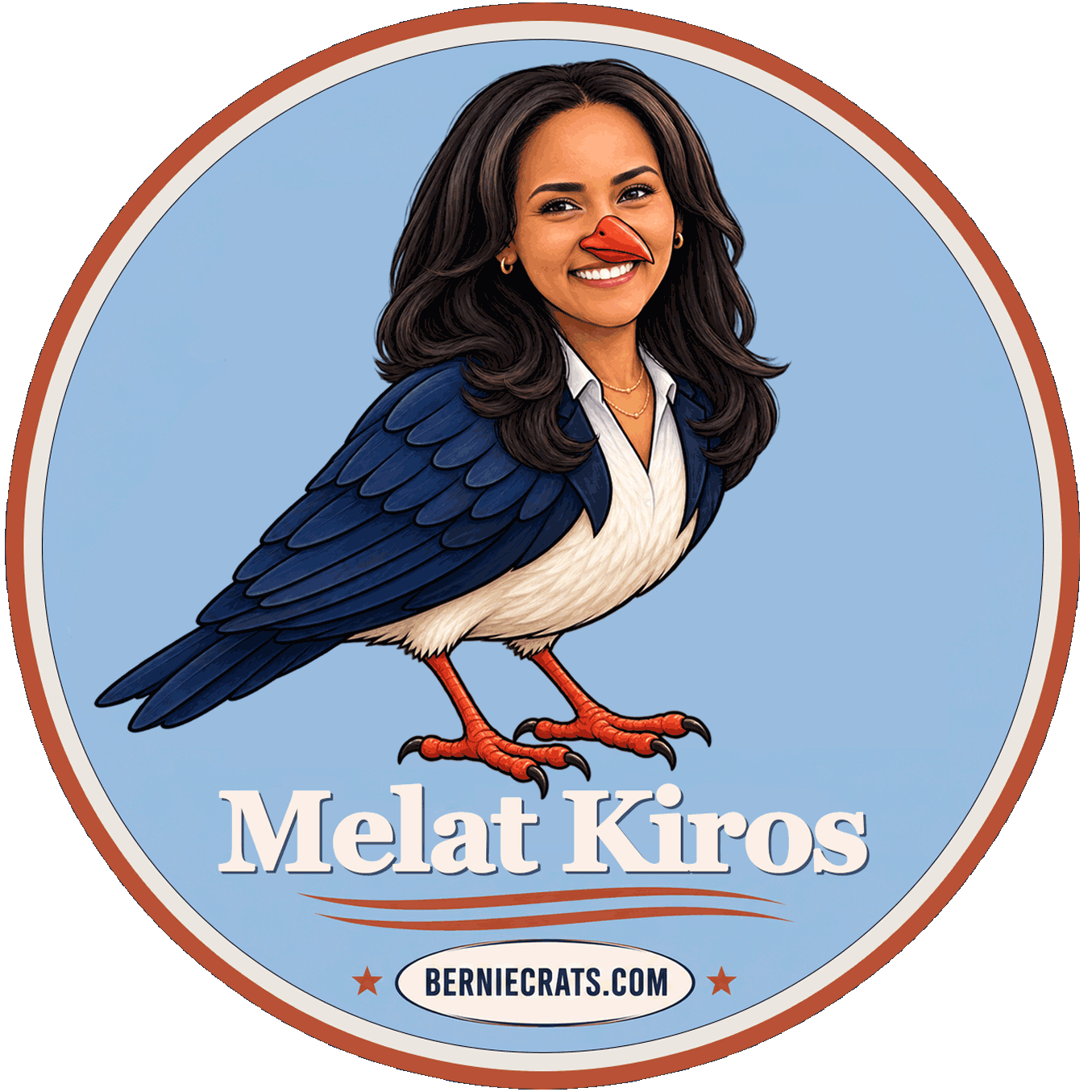Melat Kiros illustration — BernieCrats.com