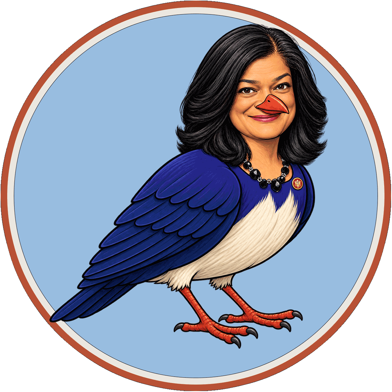 Pramila Jayapal illustration — BernieCrats.com