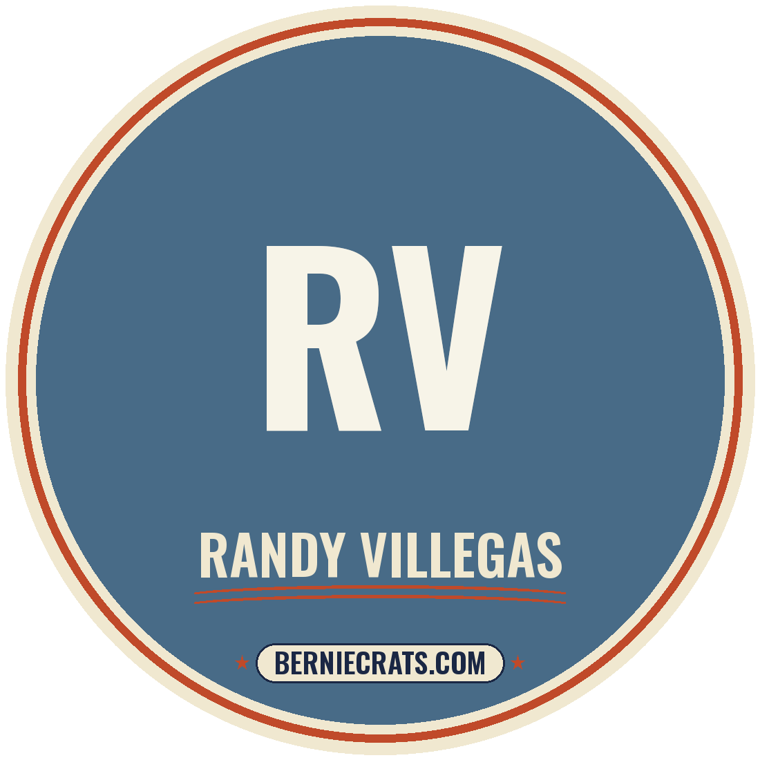Randy Villegas illustration — BernieCrats.com