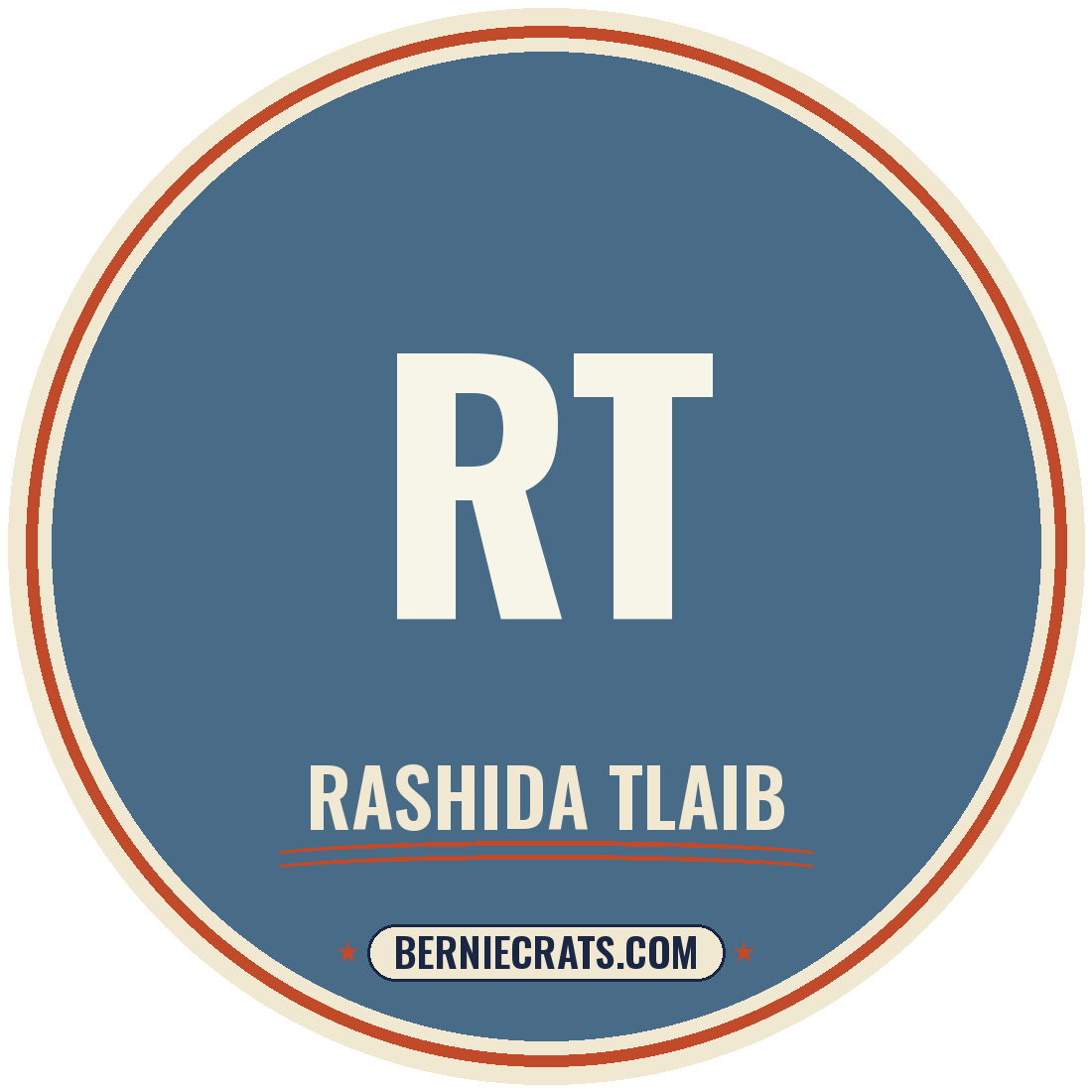 Rashida Tlaib illustration — BernieCrats.com